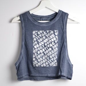 Lululemon Seawheeze Muscle Love Crop Tank Fade